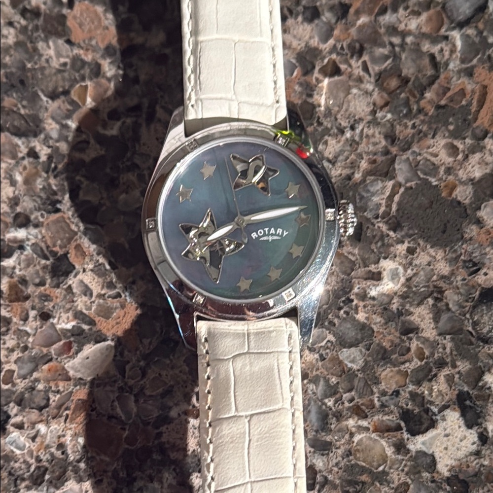 Rotary Watches Silver Blue Dial self winding - Picture 5 of 5